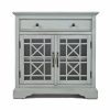 grey accent cabinet